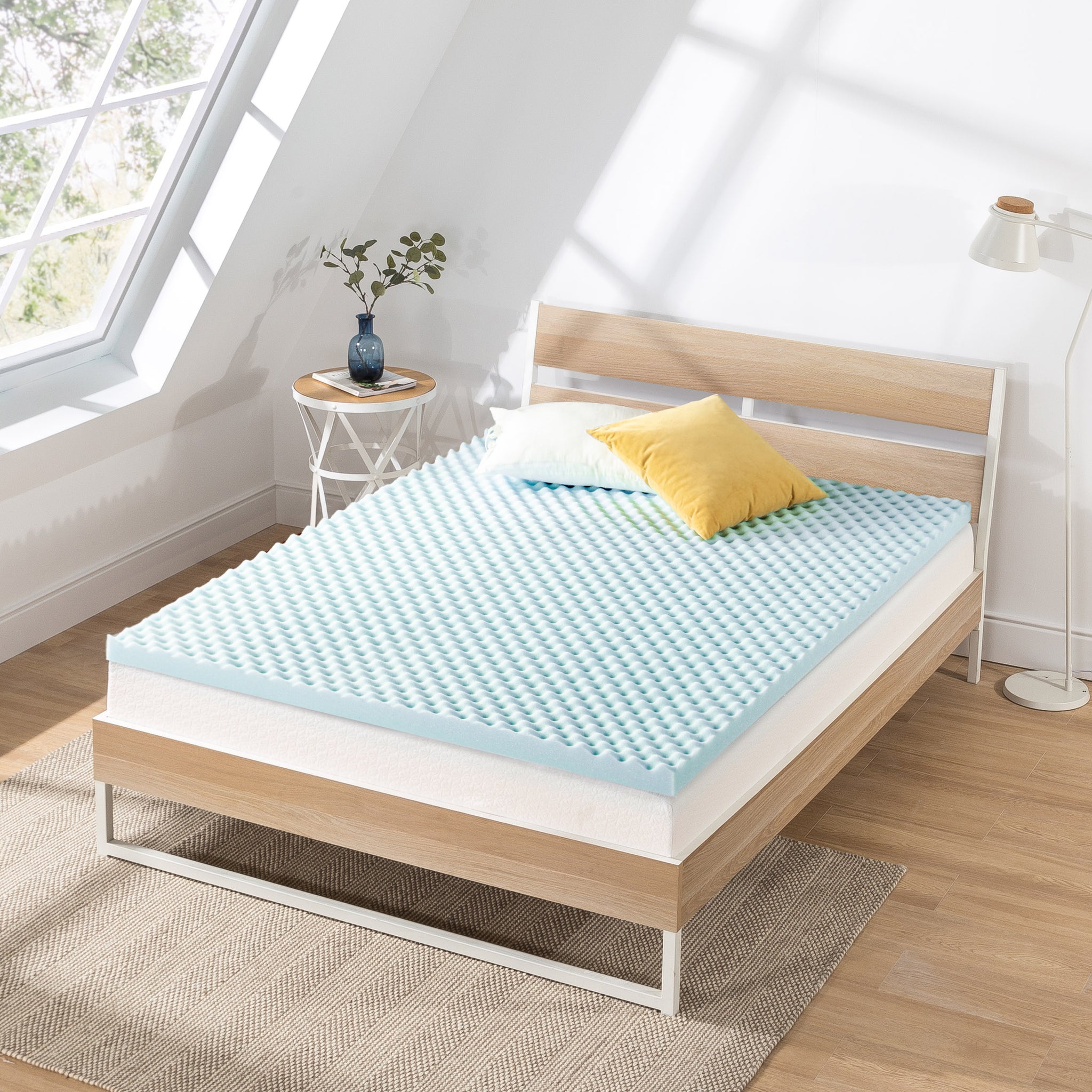 Egg crate memory foam cheap