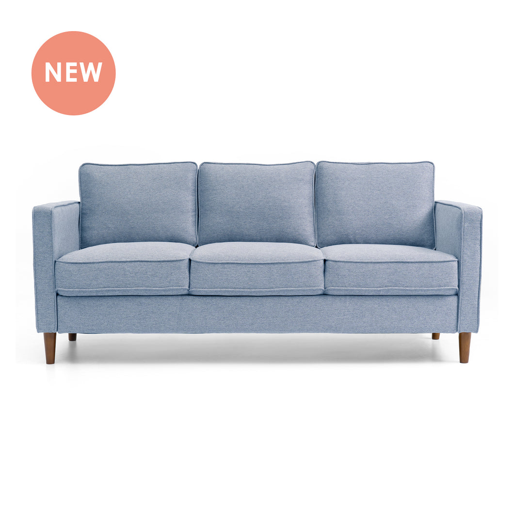 HANA Sofa : Dusty Blue Linen